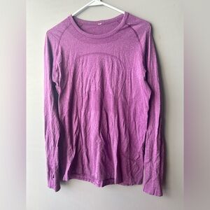Lululemon Swiftly Tech Long Sleeve - Purple - Size 12